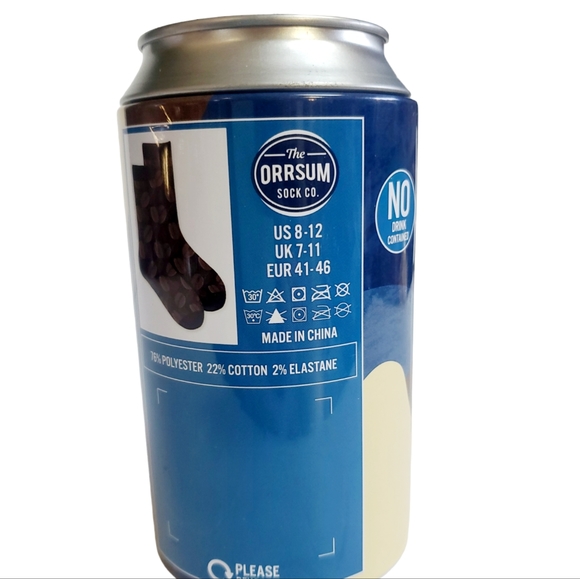 Men's The Orrsum Coffee Iced Latte Socks Size 8-12 New - Picture 3 of 7